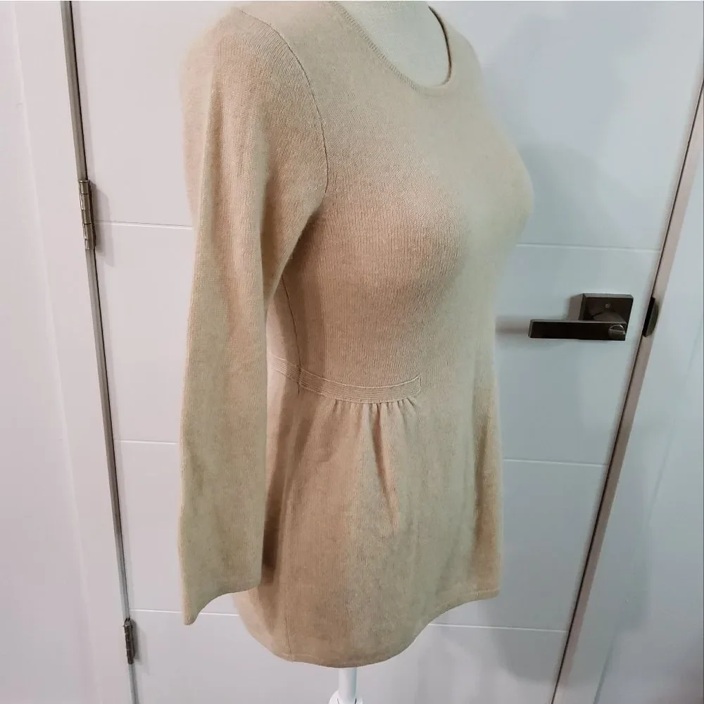 J.Crew Sontuosa 100% Cashmere Knit Sweater Size XS